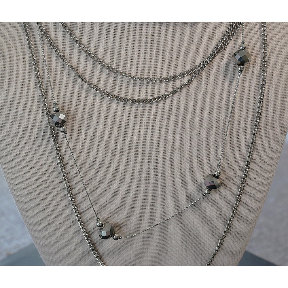 Layered Multi Strand Bead 32"‎ Necklace - Picture 5 of 7